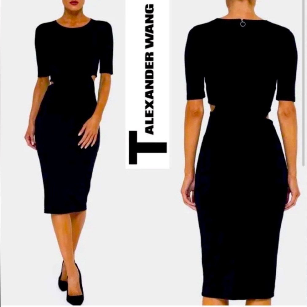 T Alexander Wang Side Cut Out Dress XSmall